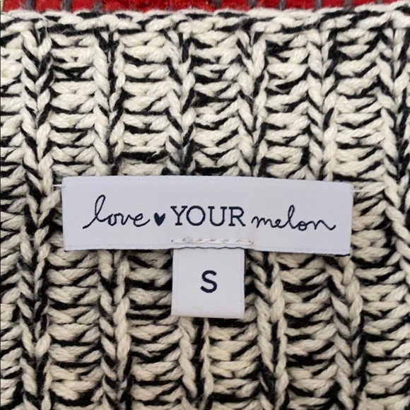 Love your Melon Turtleneck Sweater Size Small - Picture 2 of 3